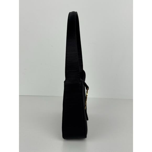 Saint Laurent Le 5 A 7 Mini Hobo Bag Black Satin - Picture 5 of 16